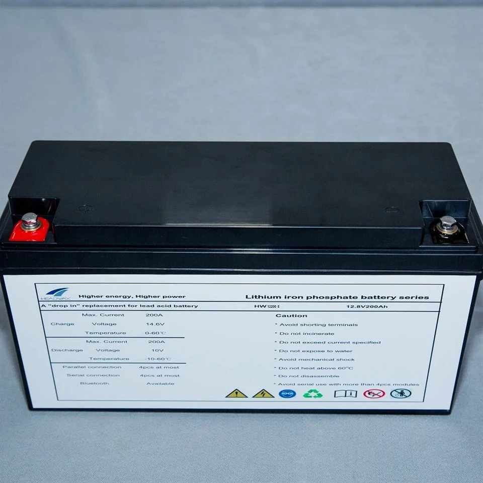 Lithium Hlau Phosphate Roj teeb 12 Volt